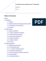 Software Development Processes and Software Quality Assurance