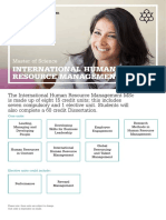 International Human Resource Management: Master of Science