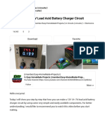 How To Make A 12V Lead Acid Battery Charger Circuit - 6 Steps - Instructables