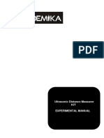 Ultrasonic Distance Measurer KIT Experimental Manual