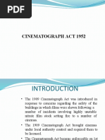 Cinematograph Act 1952