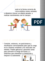 Diapositivas Higiene Postural