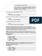 Los Verbos Irregulares PDF