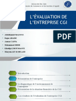 Présentattion de L'évaluation