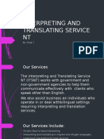 Interpreting and Translating Service NT