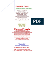 Friendship Poems