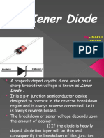 Zener Diode: - Nakul Tekade, Shubham Rakshe