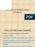 Types of Portland Cement