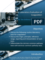 Routione Laboratory Evaluation of Coagulation