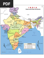 India Poltical Map PDF