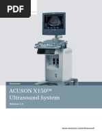 ACUSON X150™ Ultrasound System: Release 2.5