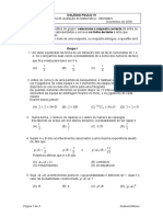 Teste 12 - Tres Alternativo