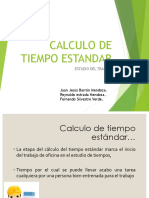 Calculo de Tiempo Estándar