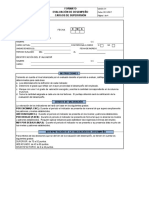 Formato Evaluación de Desempeño Cargos de Supervisión