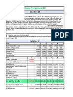 Home Assignment 02: Total Sales Value Variable Costs Fixed Costs Annual Savings 1175000 1175000 1175000 1175000 1175000