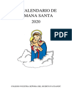 Mi Calendario de Semana Santa PDF