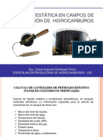 Cálculo de Cantidades de Petróleo Estático PDF