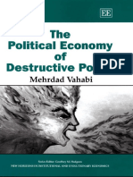 (New Horizons in Institutional and Evolutionary Economics) Mehrdad Vahabi - The Political Economy of Destructive Power PDF