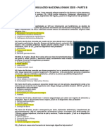 VILLAMEDIC 1er Simulacro Nacional ENAM 2020 Parte B Con Claves