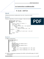 TP 3 Les Instructions Conditionnelles PDF