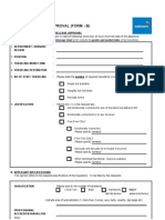 Domestic Release Approval (Form B)