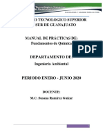 MANUAL DE PRACTICAS Fundamentos Quimica PDF