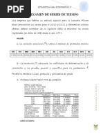 Solucion Del Examen de Series de Tiempo