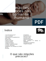 As Relações Precoces No Tornar Se Humano