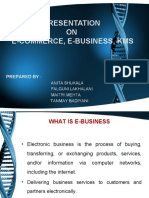 Presentation ON E-Commerce, E-Business, Kms