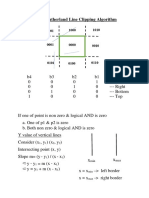 Cohen-Sutherland Line Clipping Algorithm