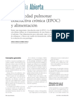 Alimentación en EPOC