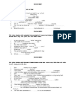 Determiners Exercise