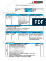 Sesion de Aprendizaje 4°