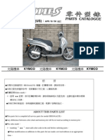 Kymco People S - Parts List Manual