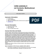 CORE-UA9549L01 Cultures and Contexts: Multinational Britain: Instructor Information