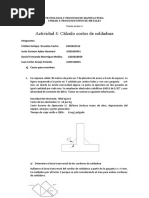 Actividad 4. Cálculo Costos de Soldadura G - 2