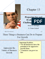 Preparing For and Evaluating The Challenges of Growth: Bruce R. Barringer R. Duane Ireland