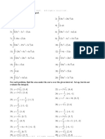 Integration: Evaluate Each Indefinite Integral