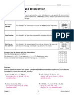 Relations and Functions Answers