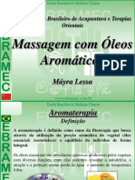 Massagem Com Óleos Aromáticos