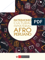 Patrimonio Cultural Inmaterial Afroperuano Mincu