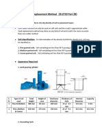 FDD-Sand Replacement Method