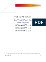 4Gb Ddr3 Sdram: Lead-Free&Halogen-Free (Rohs Compliant)