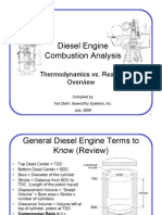 Diesel Engine Combustion Analysis