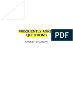 Frequently Asked Questions: English Grammar