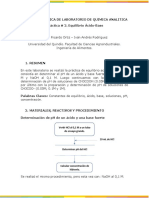 Informe Analitica Equilibrio Acido-Base