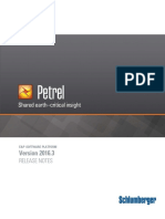 Petrel 2016 Release Notes PDF