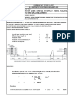 Illustrative Worked Examples 206 - Foot Over Bridge, Footway, Kerb, Railing, Parapet and Crash Barriers
