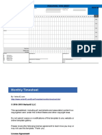 Personnel Time Sheet Month:: Work Activity Total Hrs