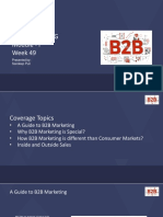 B2B Marketing Basics and Comparison With B2C PDF